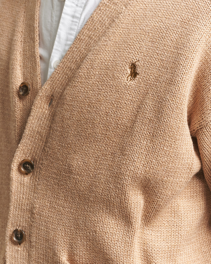 Homme | Pulls Et Tricots | Polo Ralph Lauren | Cotton Cardigan Camel Melange