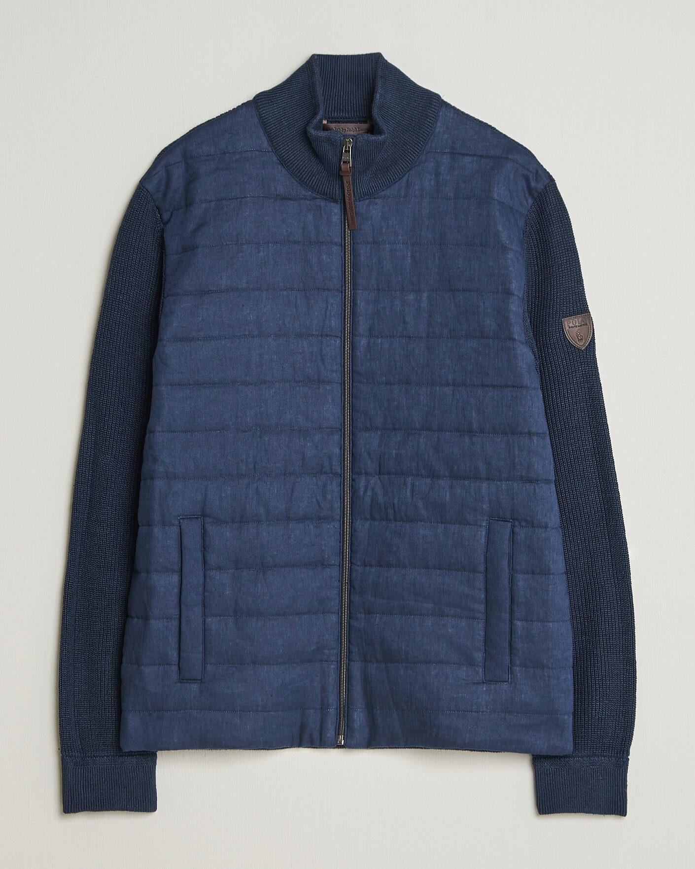 Homme | Pulls Et Tricots | Polo Ralph Lauren | Linen Full Zip Sweater Navy