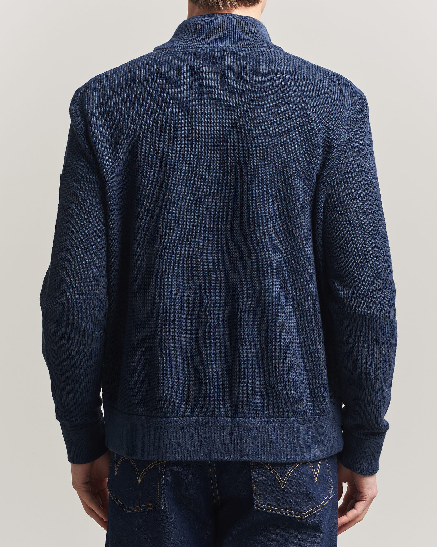Homme | Pulls Et Tricots | Polo Ralph Lauren | Linen Full Zip Sweater Navy