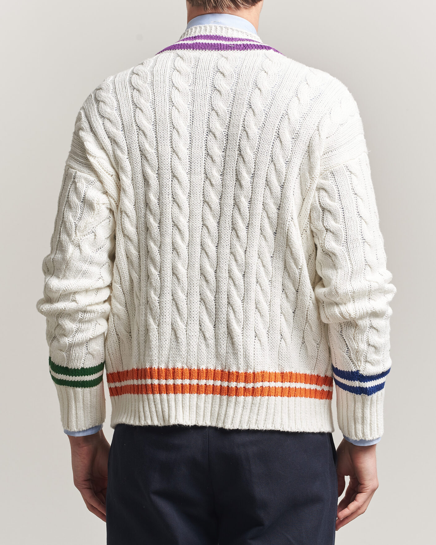 Homme | Pulls Et Tricots | Polo Ralph Lauren | Cotton Linen Blend Sweater Cream Combo