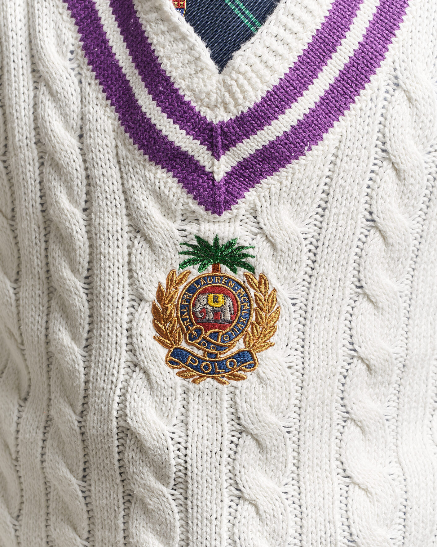 Homme | Pulls Et Tricots | Polo Ralph Lauren | Cotton Linen Blend Sweater Cream Combo