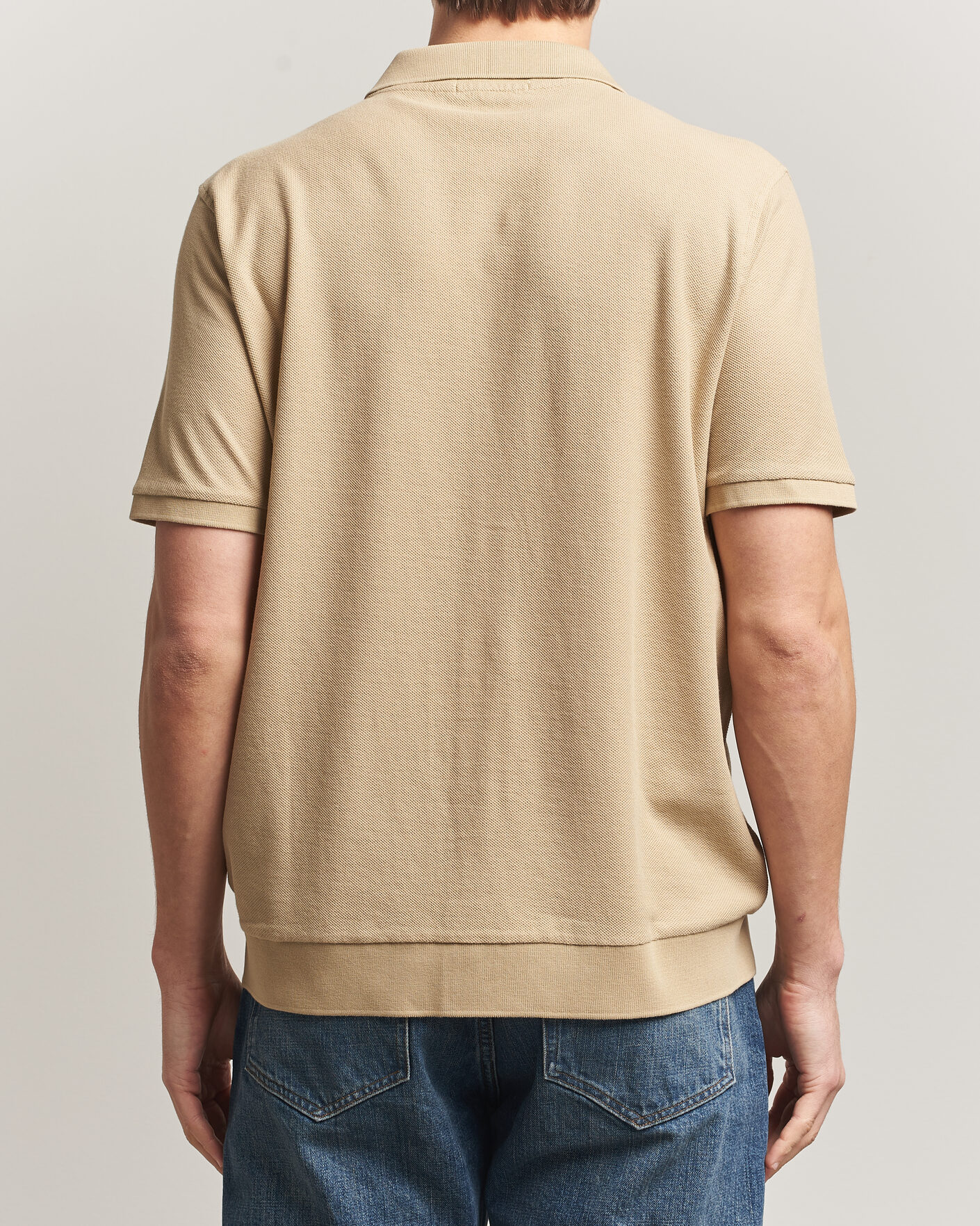Homme | Polos | Polo Ralph Lauren | Cotton Knitted Polo Coastal Beige