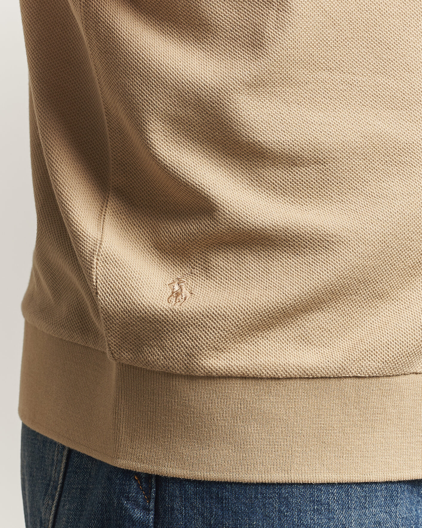 Homme | Polos | Polo Ralph Lauren | Cotton Knitted Polo Coastal Beige