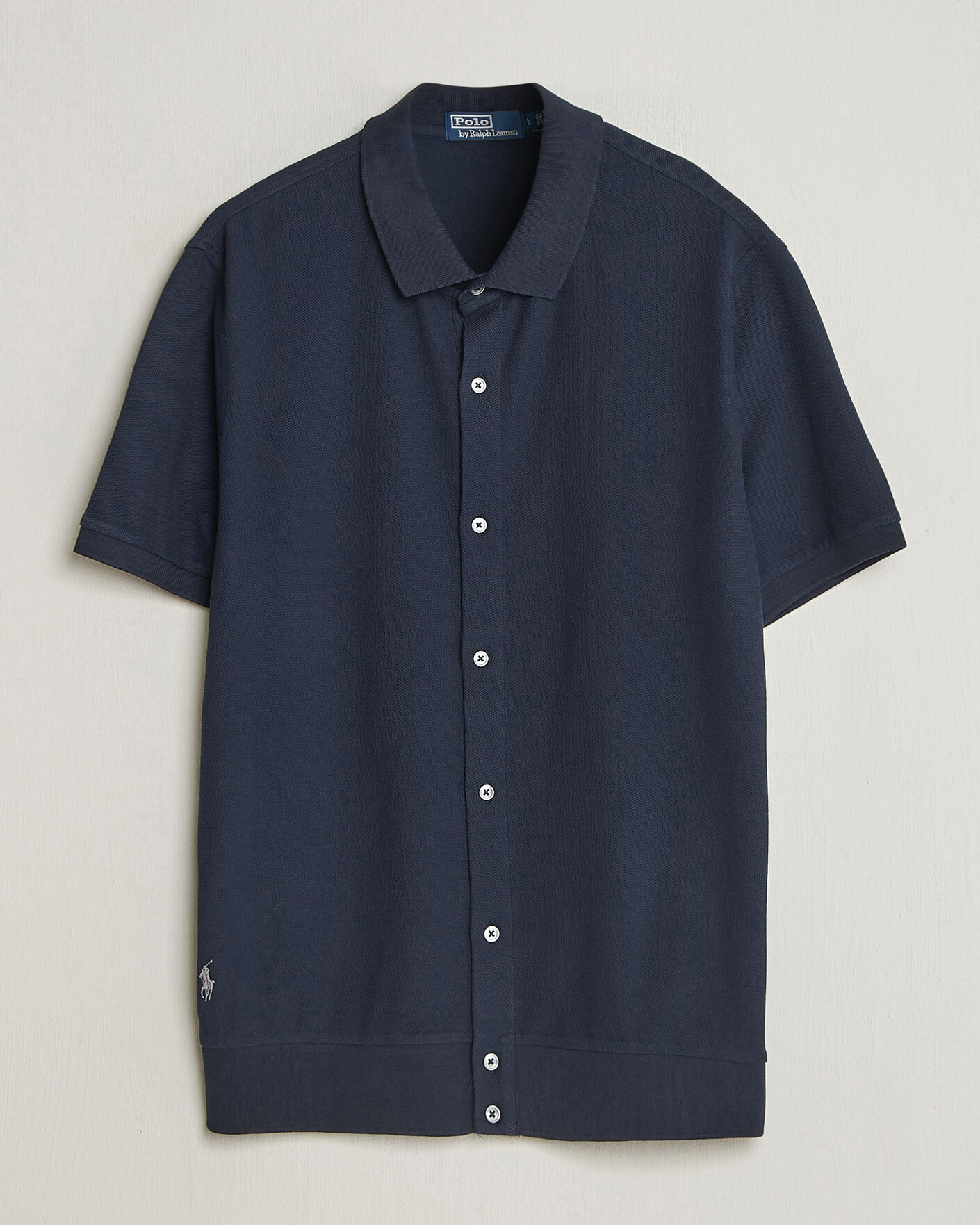 Homme | Polos | Polo Ralph Lauren | Cotton Knitted Polo Aviator Navy