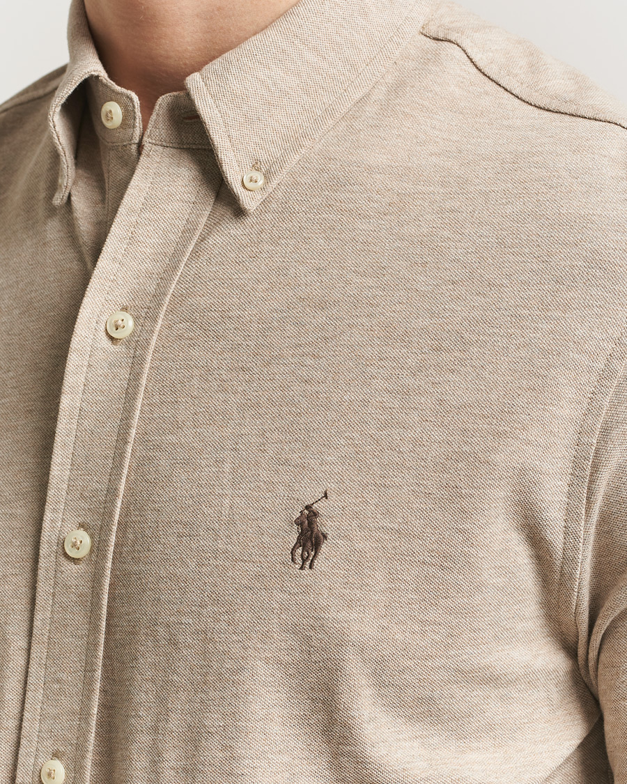 Homme | Chemises | Polo Ralph Lauren | Featherweight Mesh Shirt Tuscan Beige