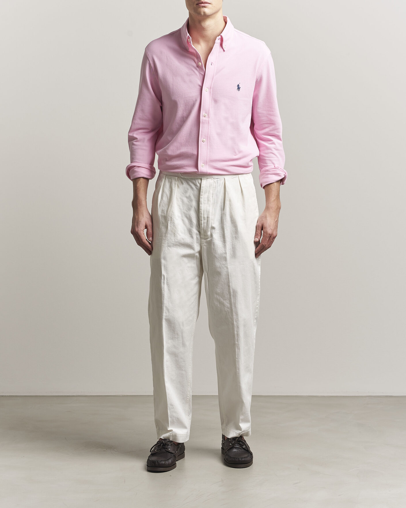 Homme | Chemises | Polo Ralph Lauren | Featherweight Mesh Shirt Carmel Pink