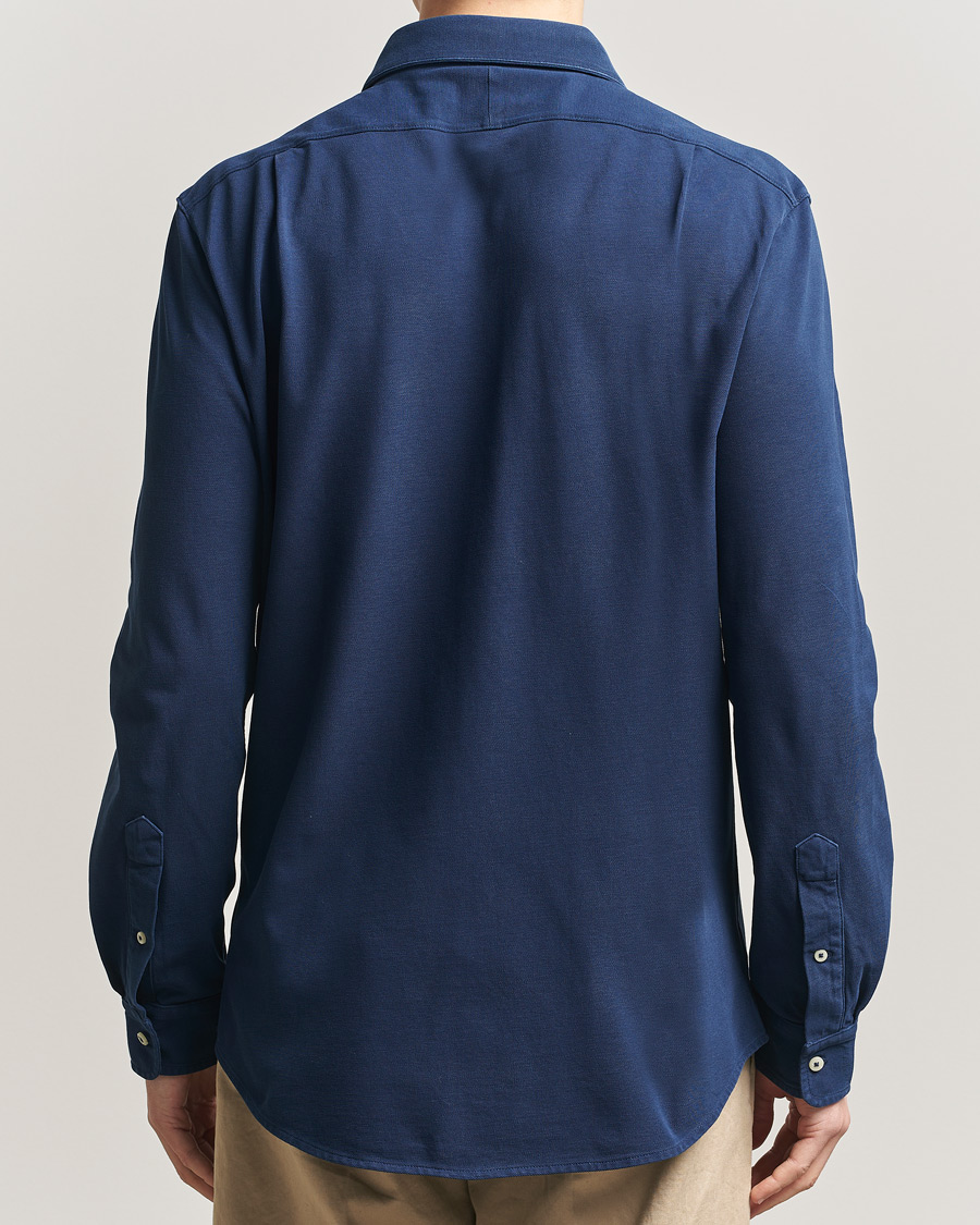 Homme | Chemises | Polo Ralph Lauren | Featherweight Knitted Shirt Dark Cobalt