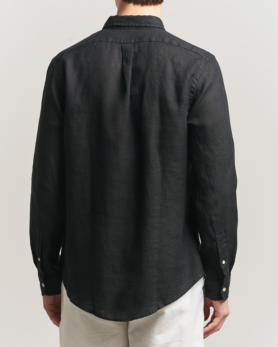 Homme | Chemises | Polo Ralph Lauren | Slim Fit Linen Shirt Polo Black