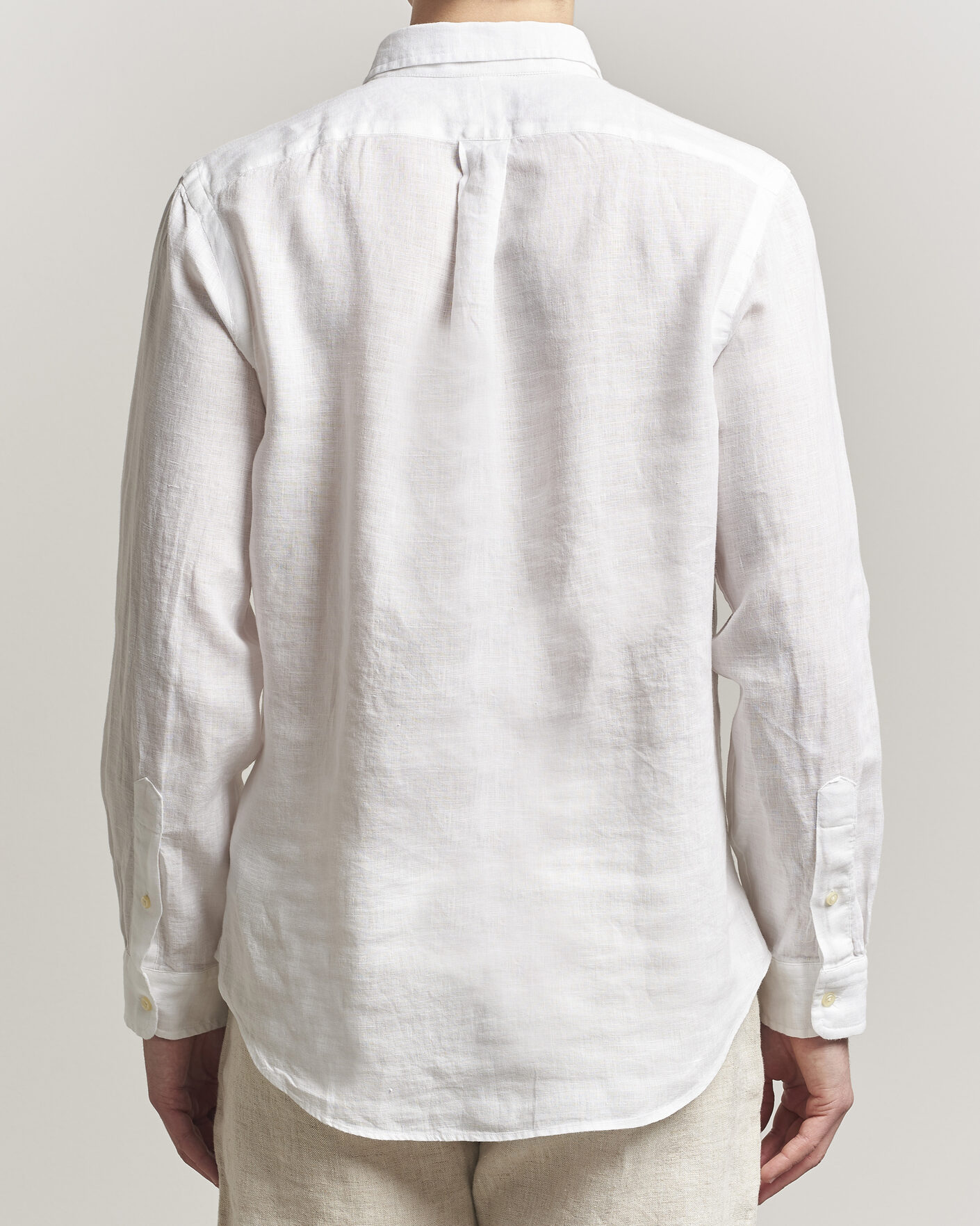 Homme | Chemises | Polo Ralph Lauren | Slim Fit Linen Shirt White