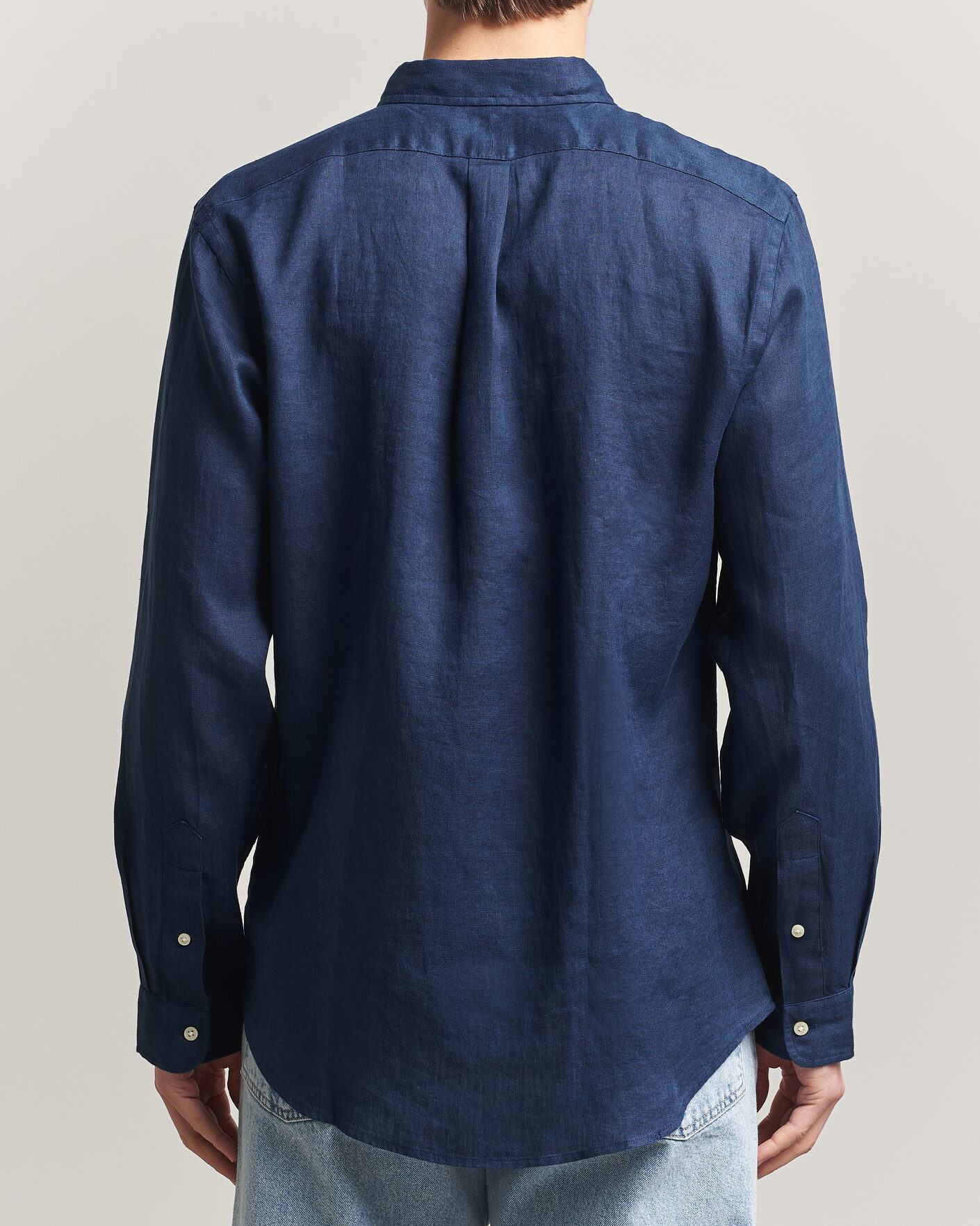 Homme | Chemises | Polo Ralph Lauren | Slim Fit Linen Shirt Newport Navy