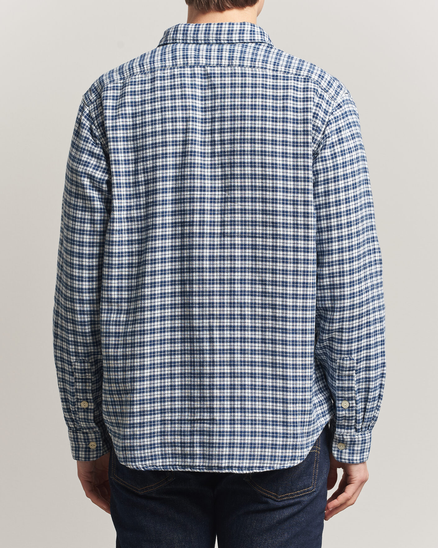 Homme | Chemises | Polo Ralph Lauren | Double Faced Oxford Shirt Dark Indigo Cream