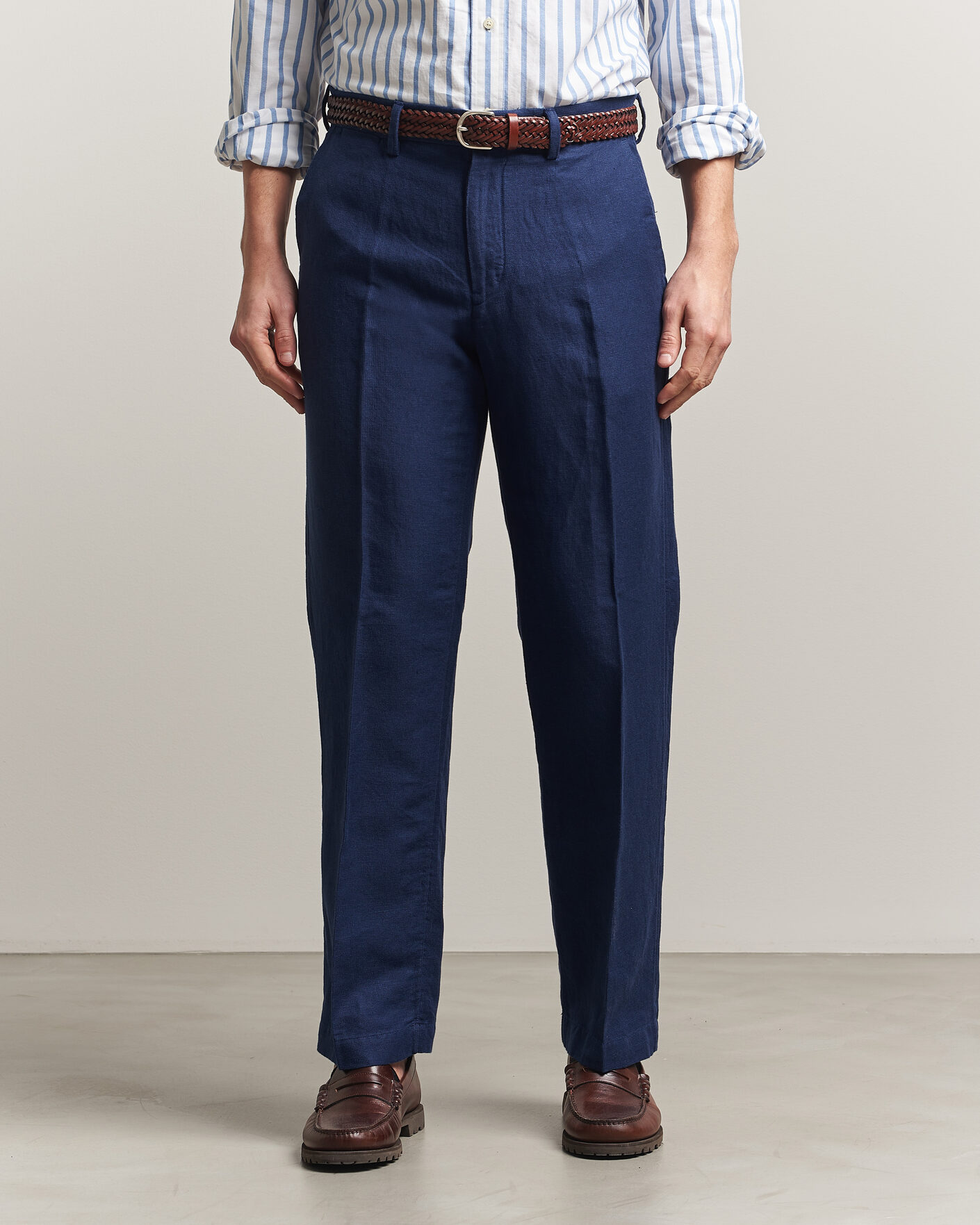 Homme | Pantalons | Polo Ralph Lauren | Cotton Linen Pants Newport Navy