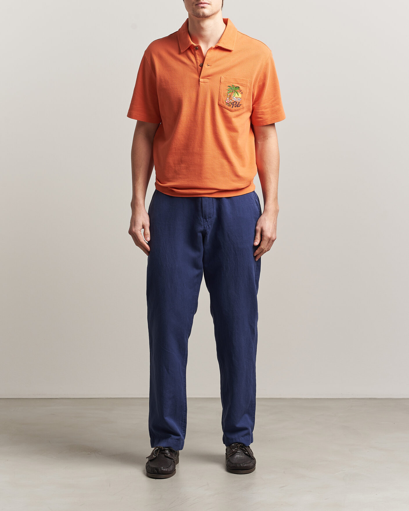 Homme | Pantalons | Polo Ralph Lauren | Linen Cotton Pants New Classic Navy