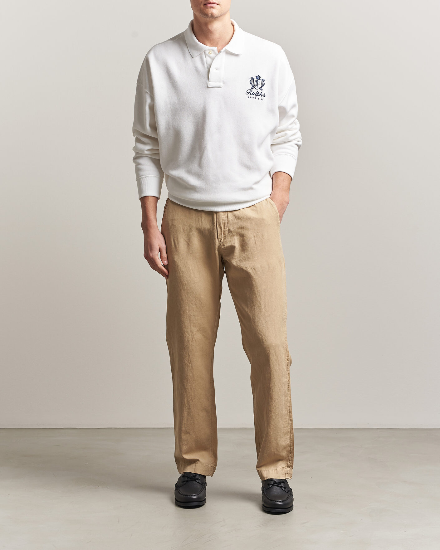 Homme |  | Polo Ralph Lauren | Linen Cotton Pants Coastal Beige