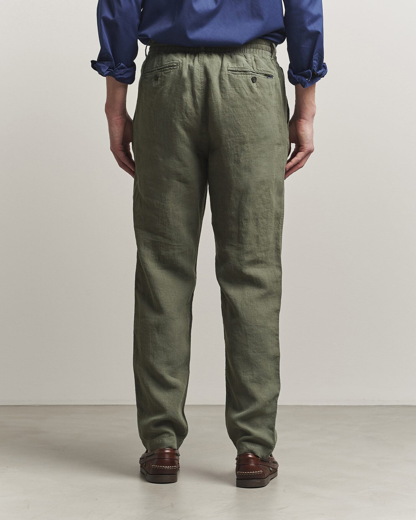 Homme | Pantalons | Polo Ralph Lauren | Prepster Linen Trousers New Olive