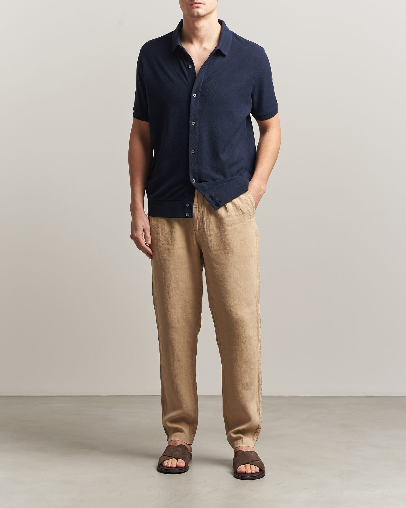Homme | Pantalons | Polo Ralph Lauren | Prepster Linen Trousers Classic Khaki