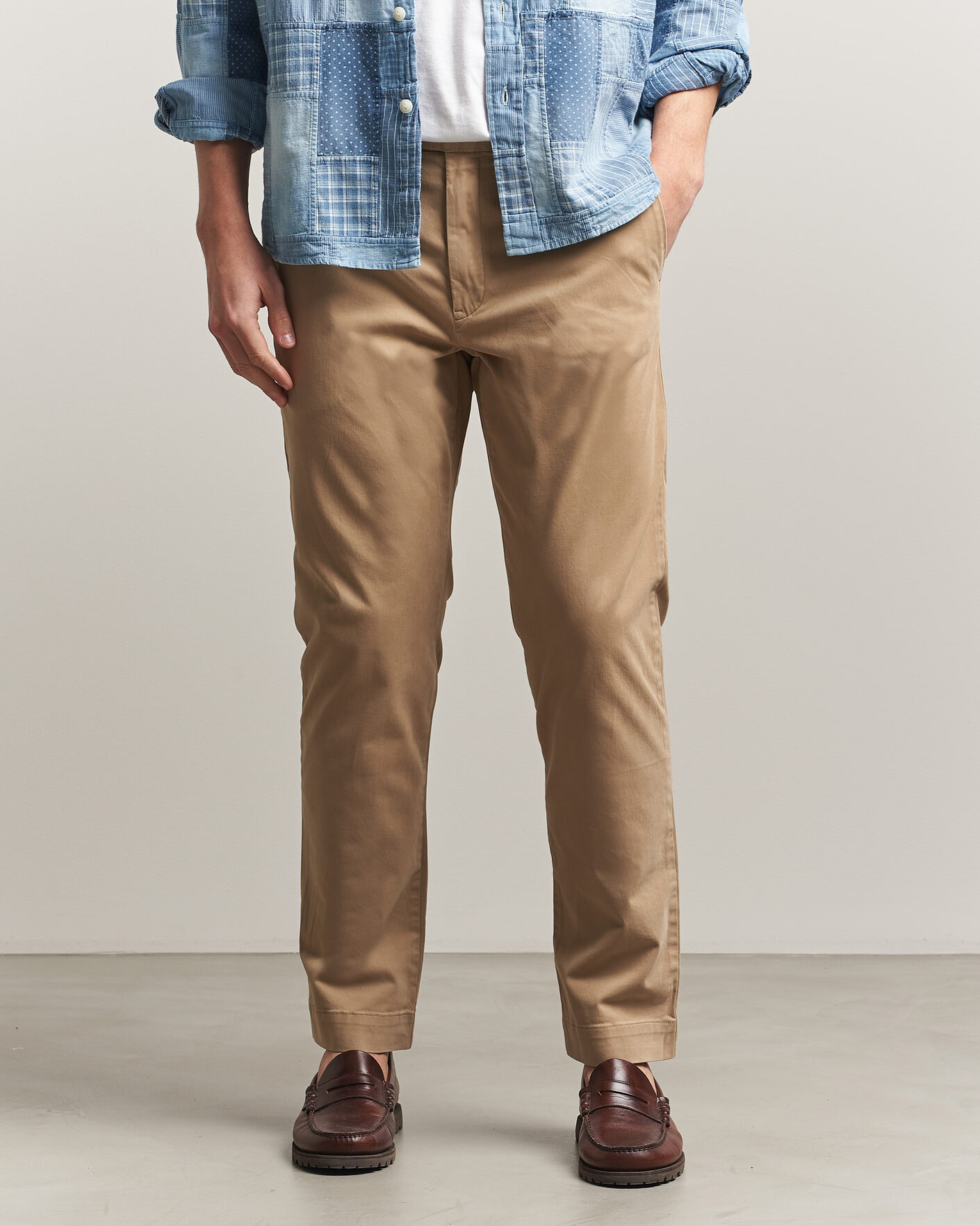 Homme | Pantalons | Polo Ralph Lauren | Jarrett Satin Chinos Khaki Hill
