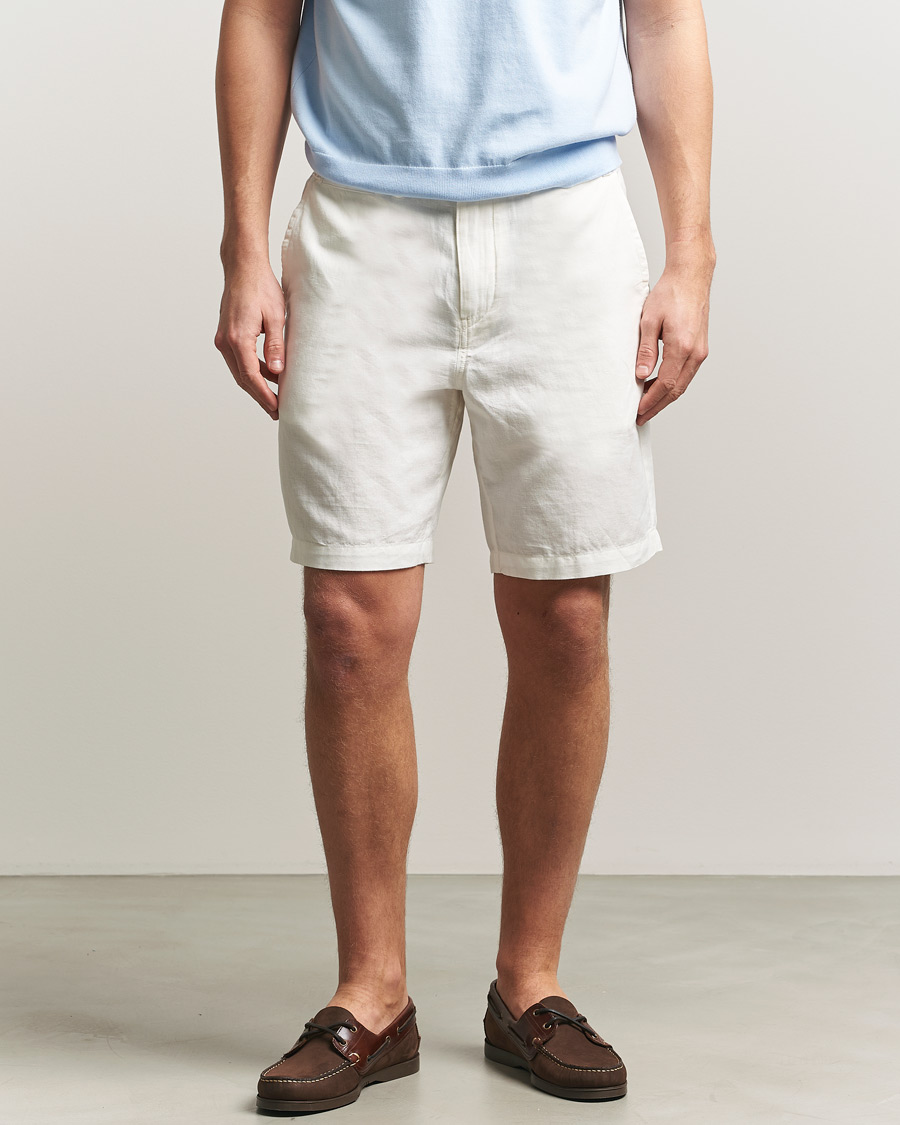 Homme | Shorts | Polo Ralph Lauren | Cotton/Linen Shorts Deckwash White
