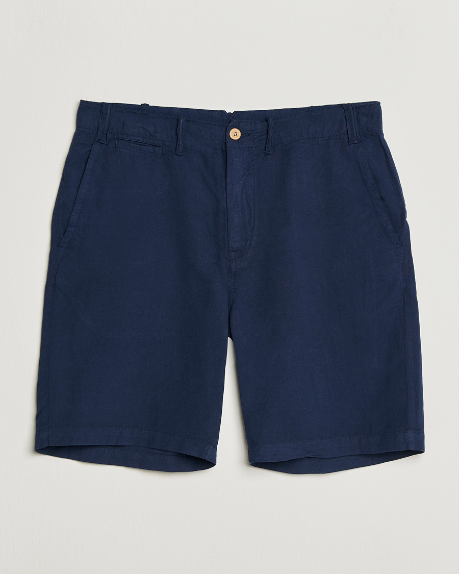 Homme | Shorts | Polo Ralph Lauren | Cotton/Linen Shorts Spring Navy