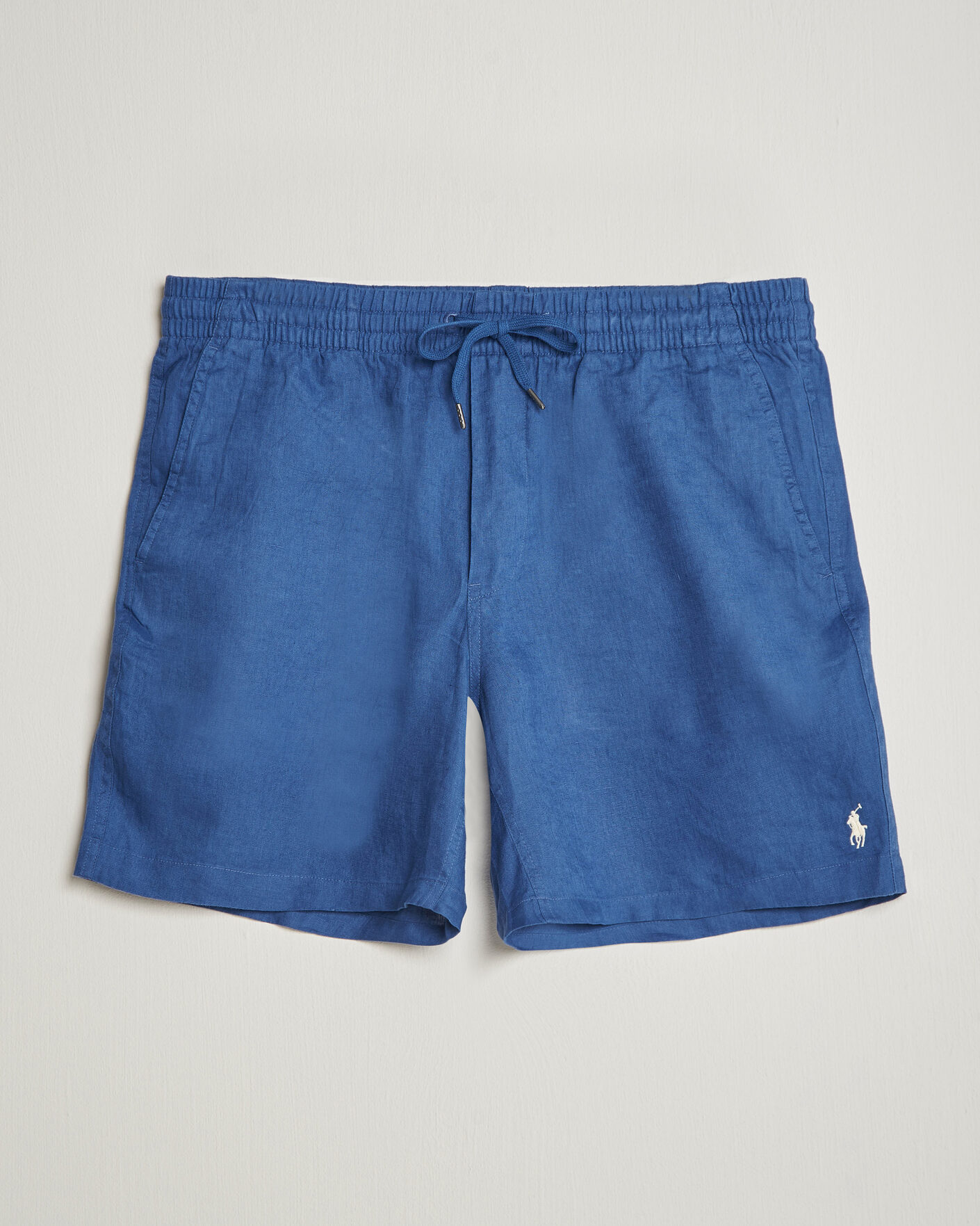 Homme | Shorts | Polo Ralph Lauren | Dyed Linen Shorts Dusty Azure