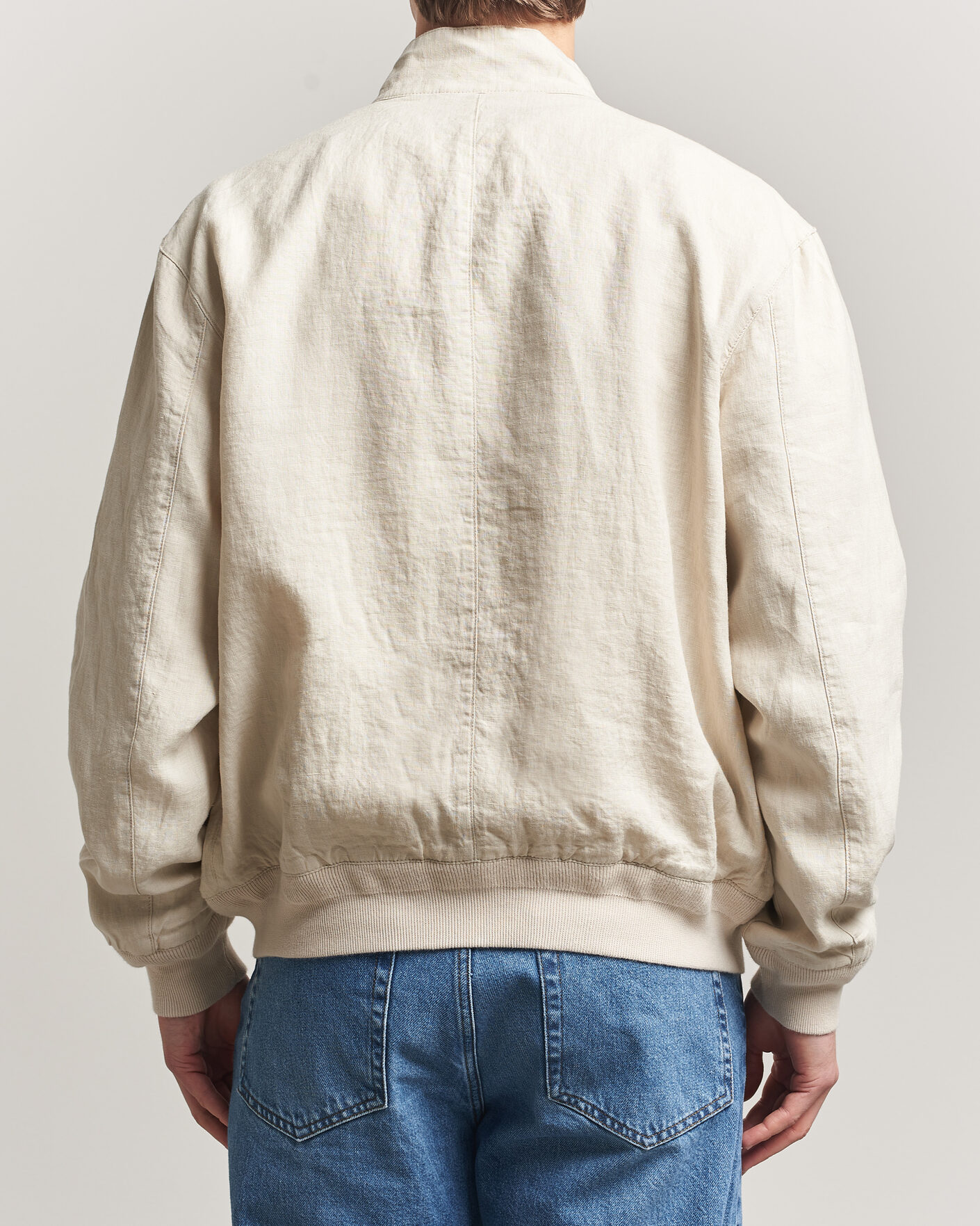 Homme | Manteaux Et Vestes | Polo Ralph Lauren | Linen Herringbone Windbreaker Basic Sand