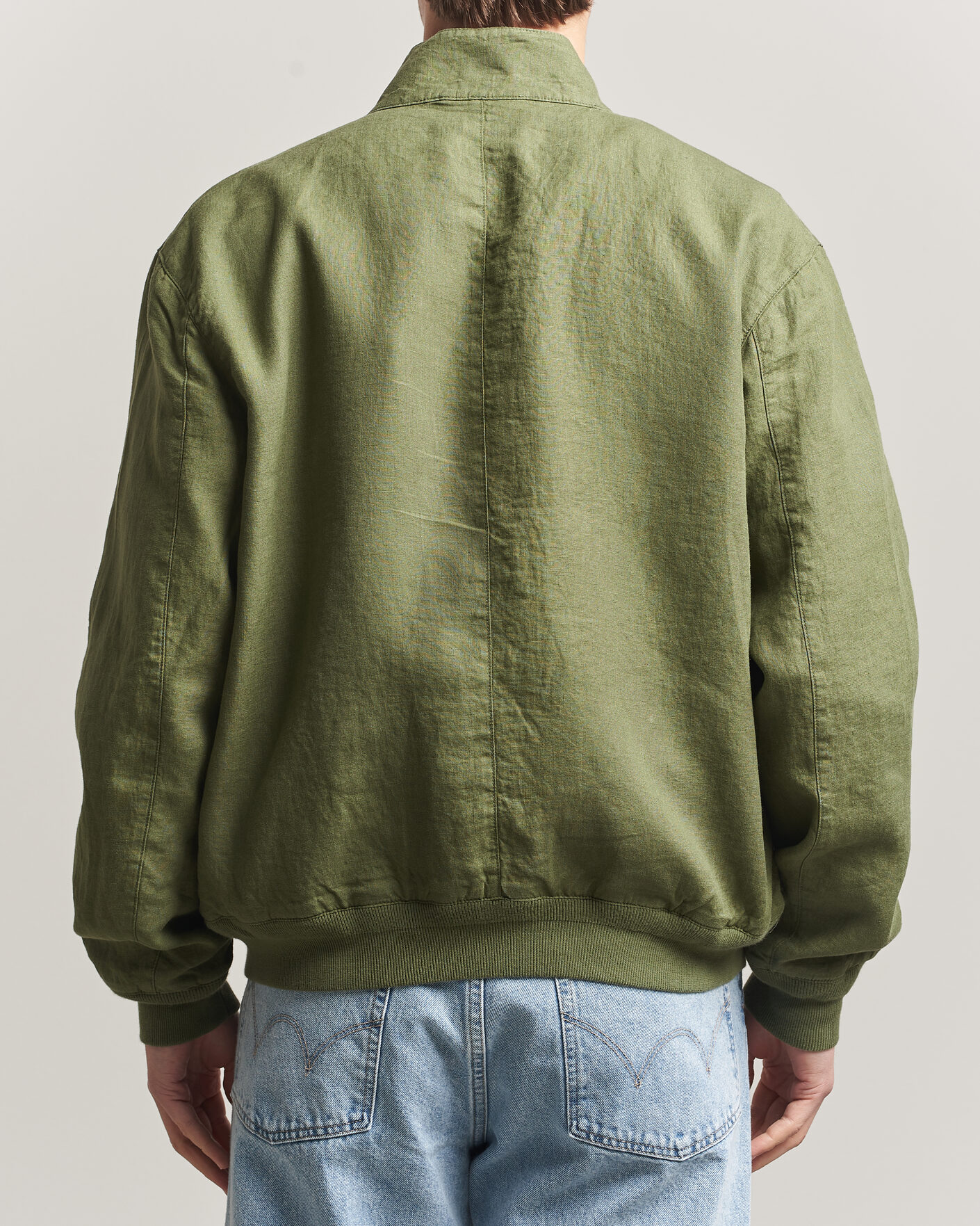 Homme | Manteaux Et Vestes | Polo Ralph Lauren | Linen Herringbone Windbreaker Garden Trail