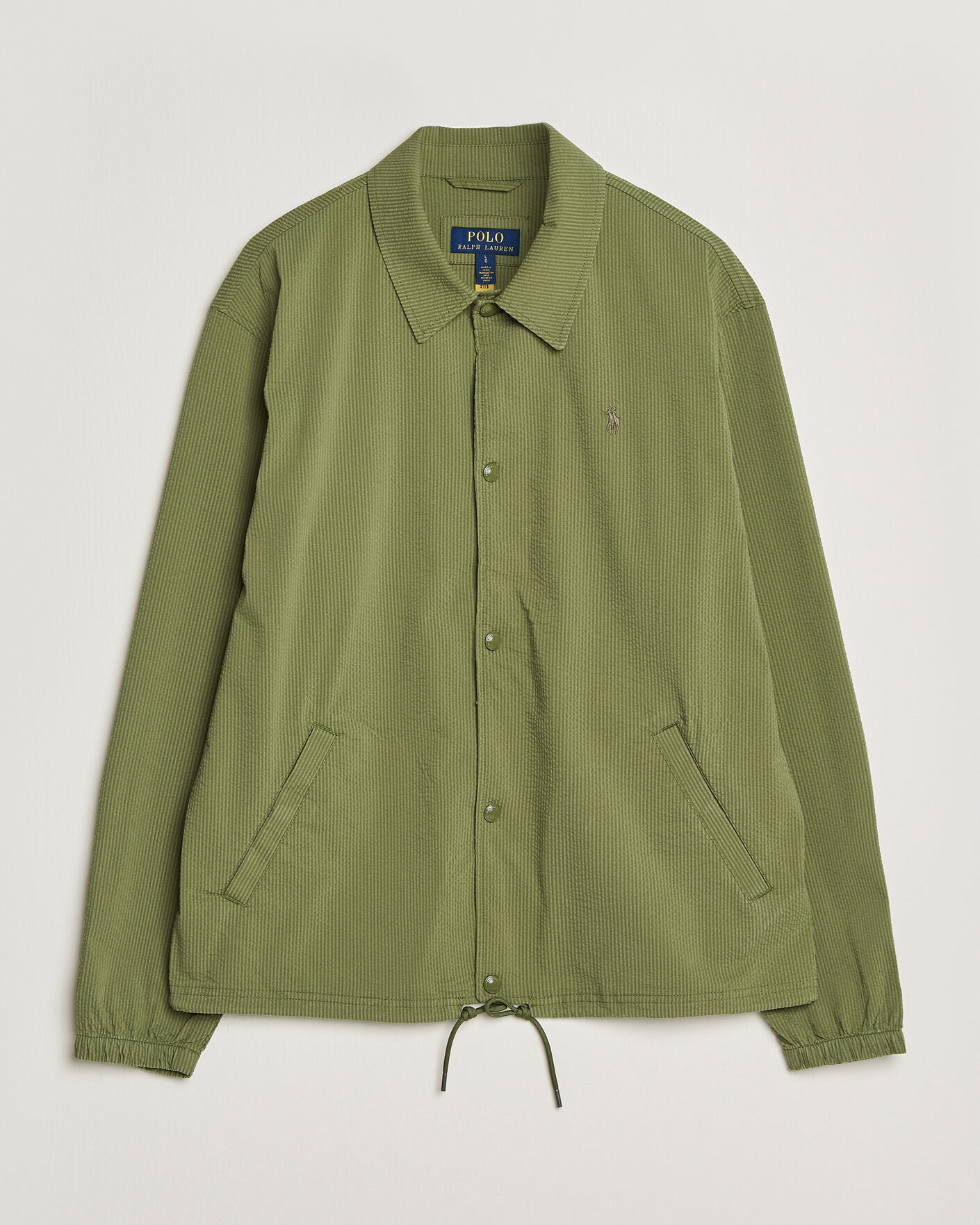 Homme | Manteaux Et Vestes | Polo Ralph Lauren | Seersucker Windbreaker Jacket Supply Olive