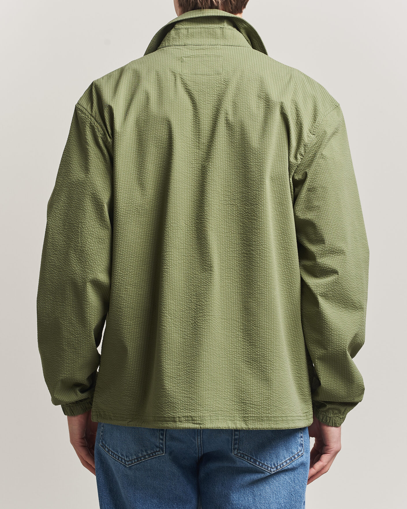 Homme | Manteaux Et Vestes | Polo Ralph Lauren | Seersucker Windbreaker Jacket Supply Olive
