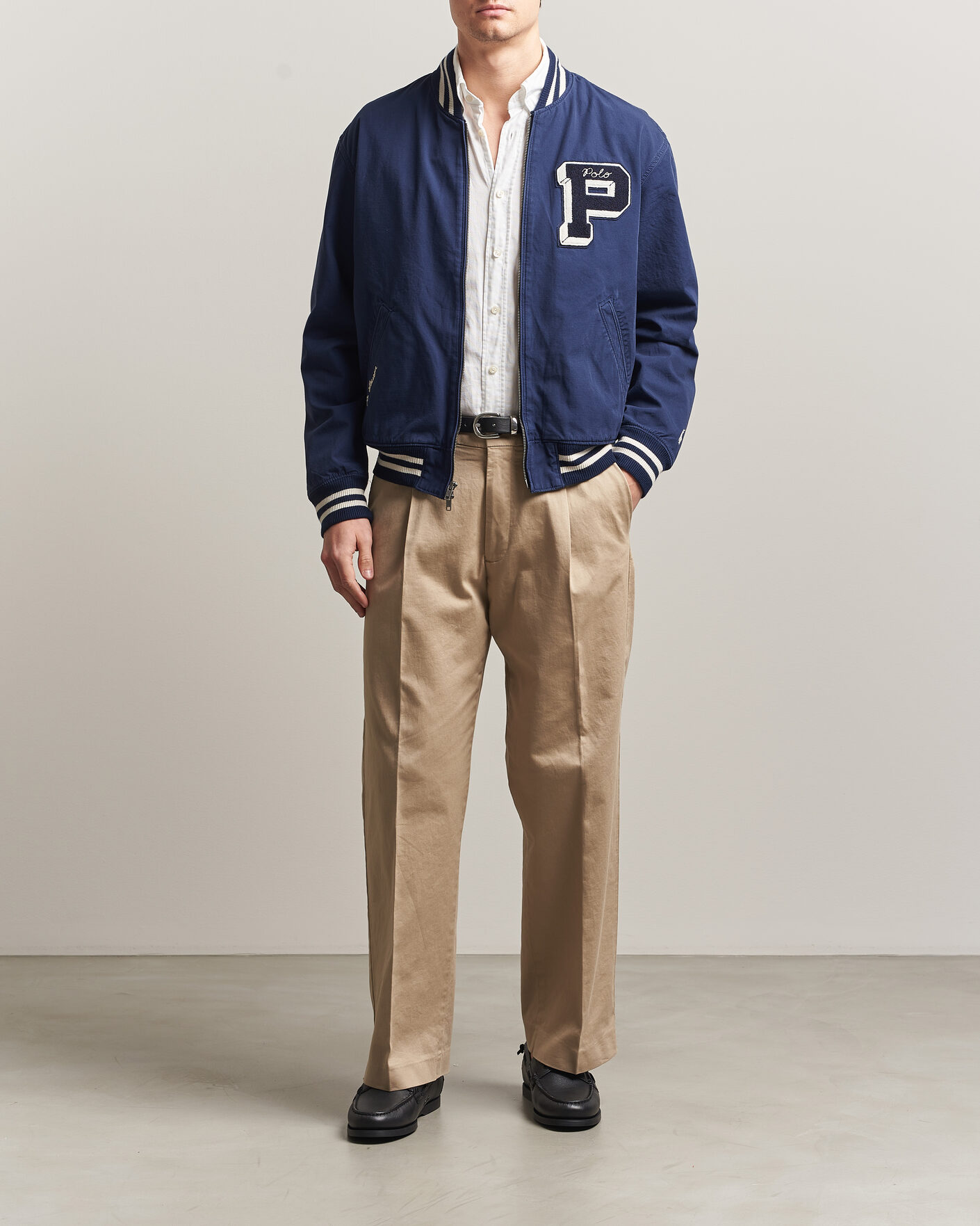 Homme | Manteaux Et Vestes | Polo Ralph Lauren | Rustic Canvas Bomberjacket Newport Navy