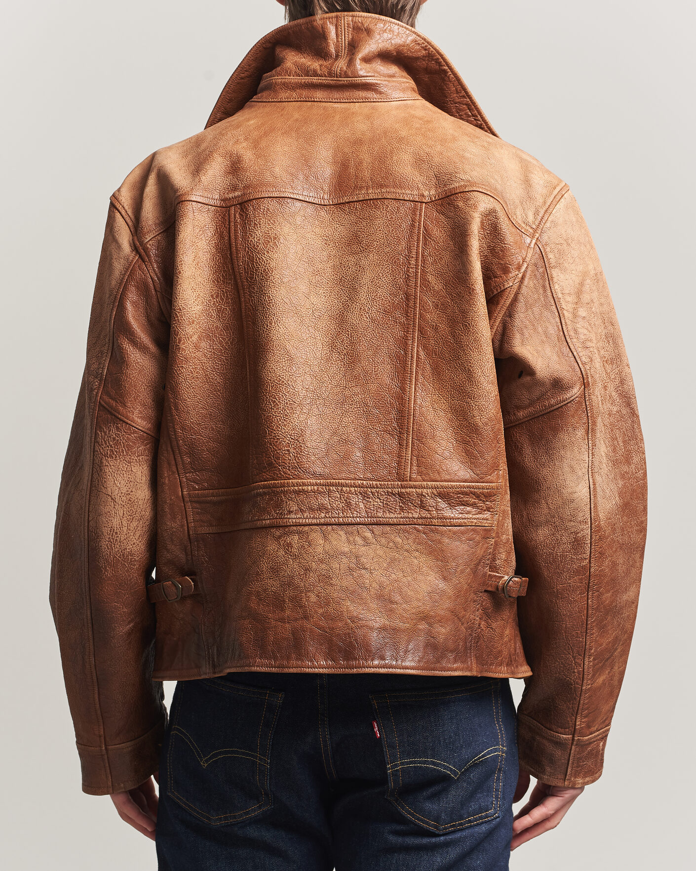 Homme | Manteaux Et Vestes | Polo Ralph Lauren | Cow Leather Moto Jacket Brown