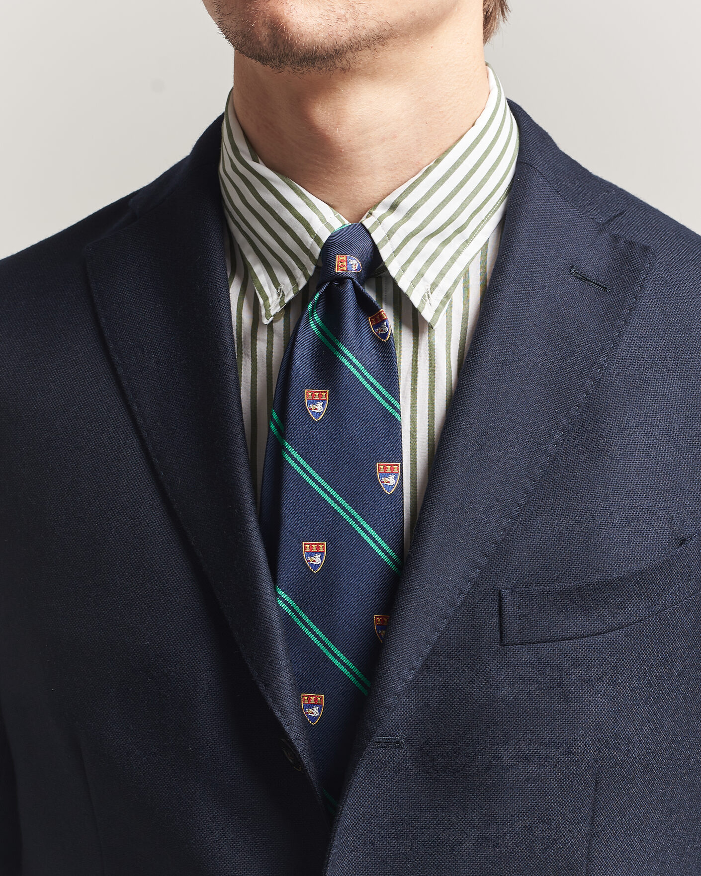 Homme | Cravates | Polo Ralph Lauren | Boarshead Club Tie Navy/Green