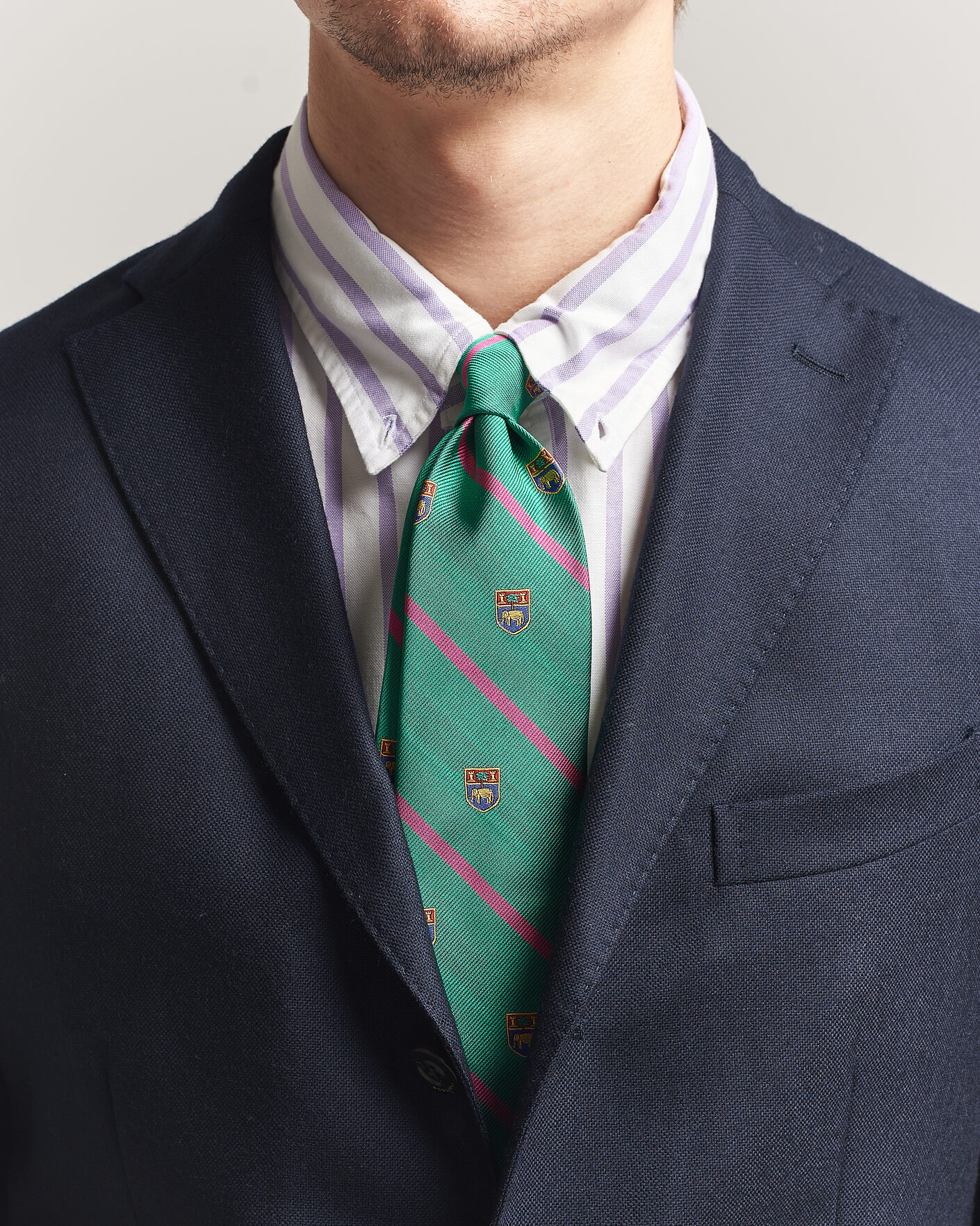 Homme | Cravates | Polo Ralph Lauren | Elephant Palm Club Tie Green