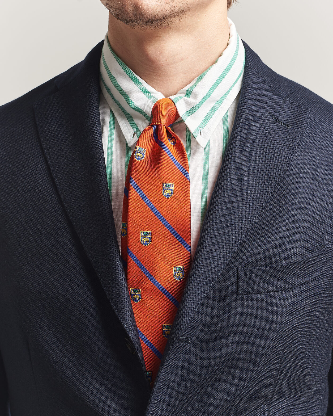 Homme | Cravates | Polo Ralph Lauren | Elephant Palm Club Tie Orange