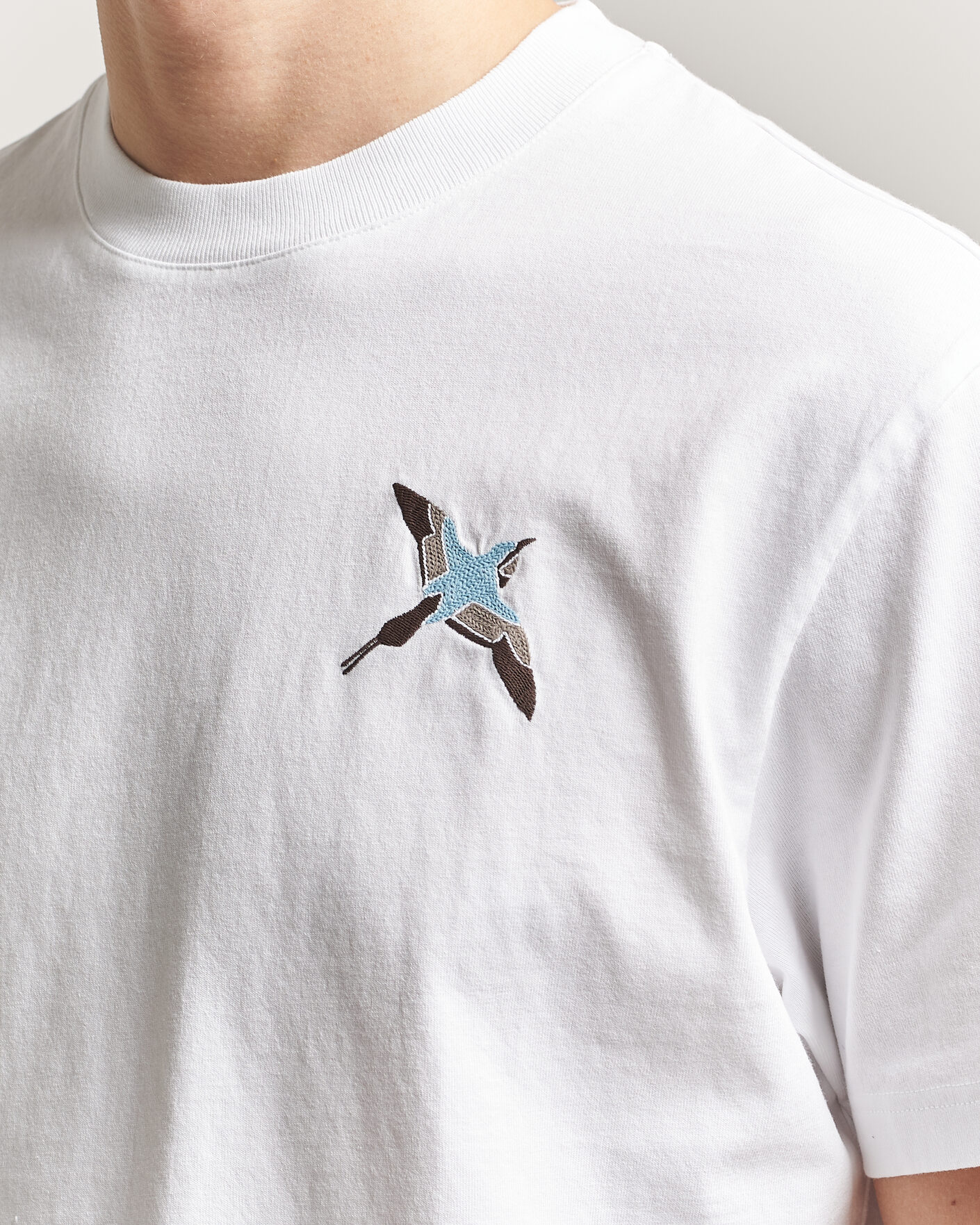 Homme | T-shirts | Axel Arigato | Micro Bee Bird T-Shirt White