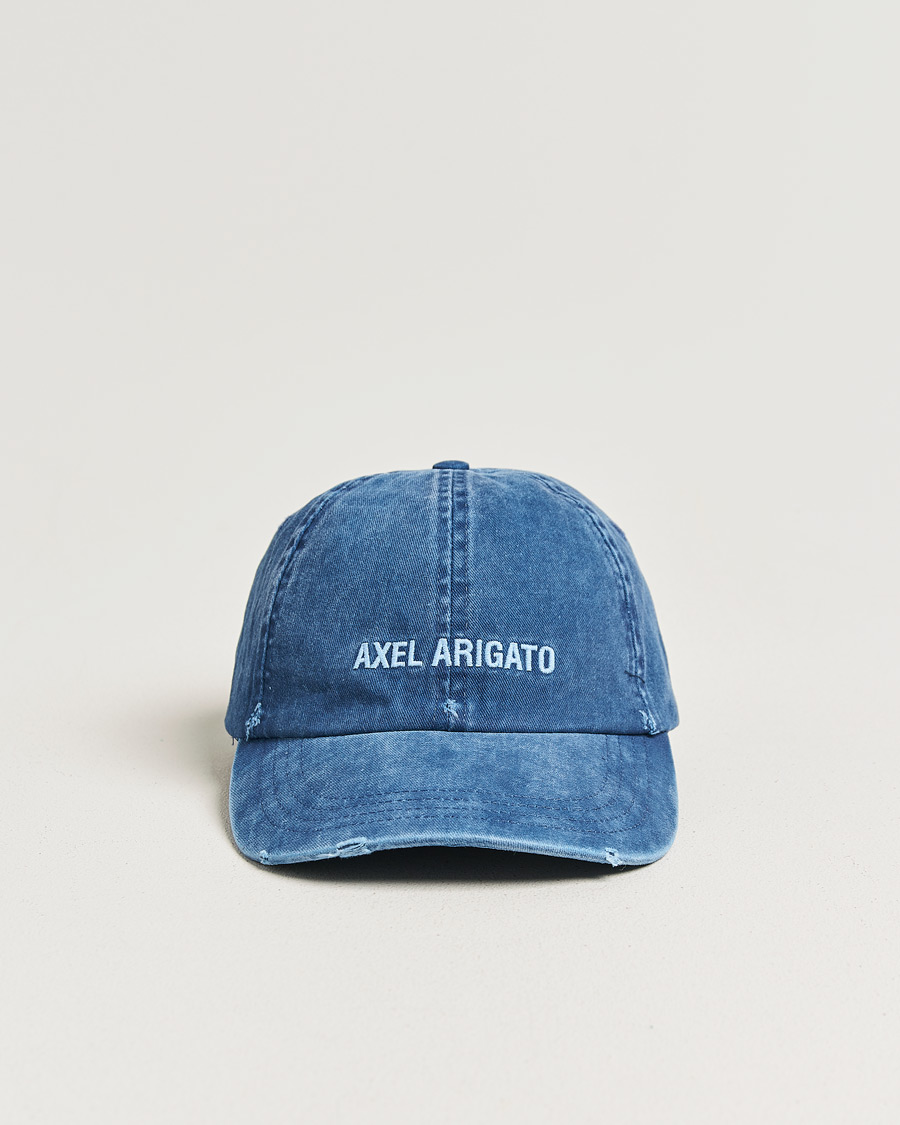 Homme | Bobs Et Casquettes | Axel Arigato | AA Logo Cap Washed Blue