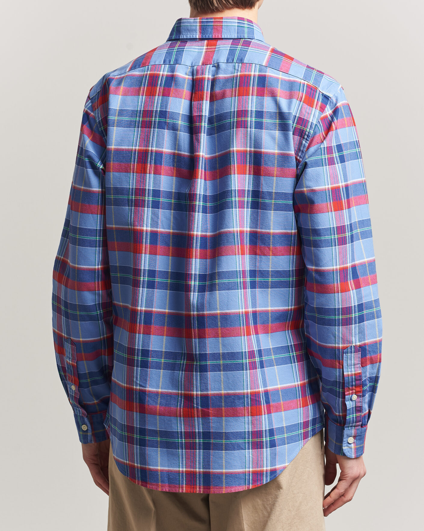 Homme | Chemises | Polo Ralph Lauren | Custom Fit Check Oxford Shirt Blue Multi