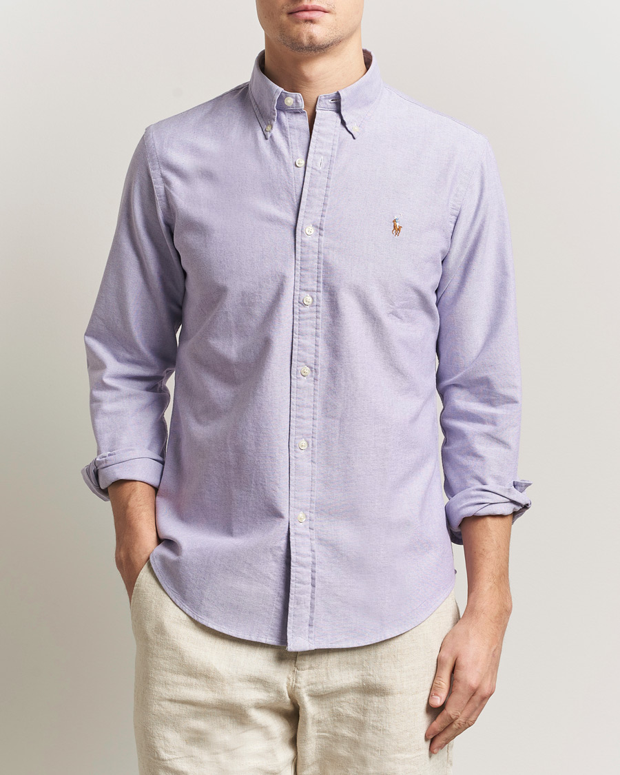 Homme | Chemises | Polo Ralph Lauren | Custom Fit Oxford Shirt Tissel Purple