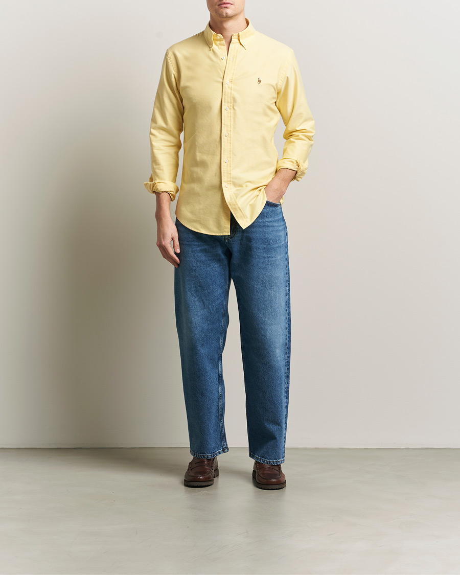 Homme | Chemises | Polo Ralph Lauren | Custom Fit Oxford Shirt Yellow