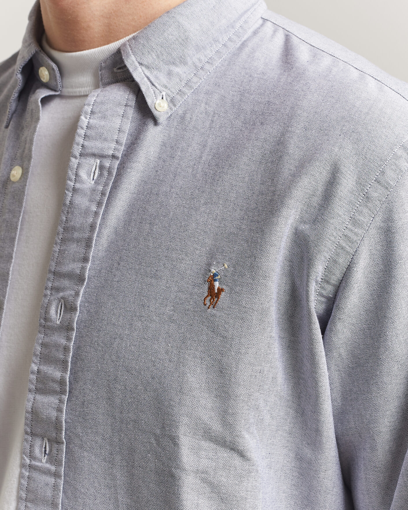 Homme | Chemises | Polo Ralph Lauren | Custom Fit Oxford Shirt Navy