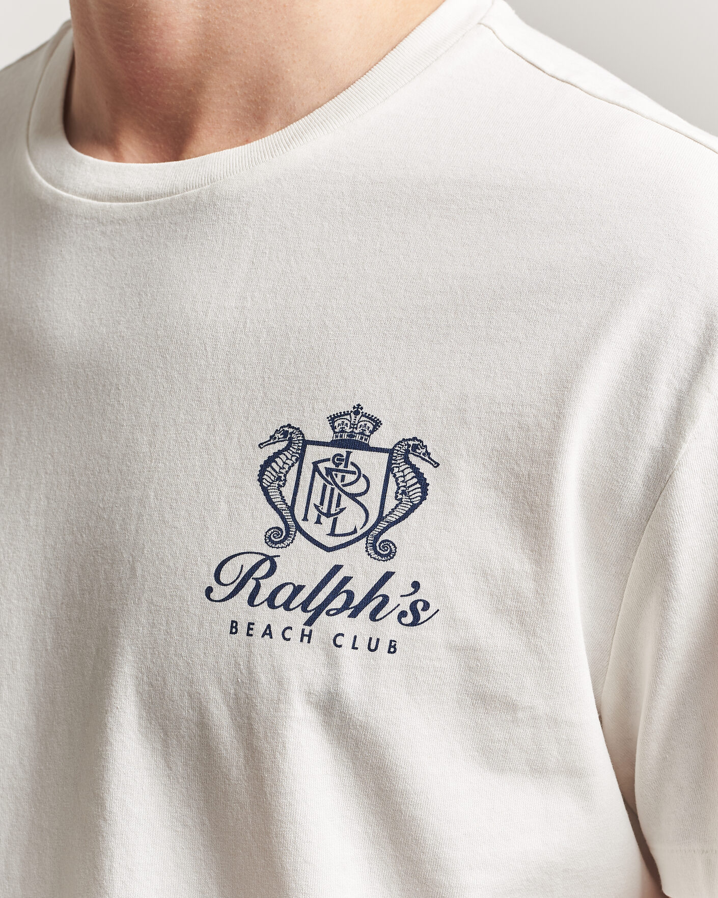 Homme | T-shirts | Polo Ralph Lauren | Ralph's Beach Club Back Print Tee White