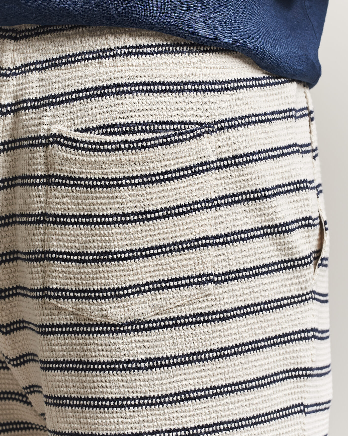 Homme | Shorts | Polo Ralph Lauren | Knitted Shorts Pale Cream/Newport Navy