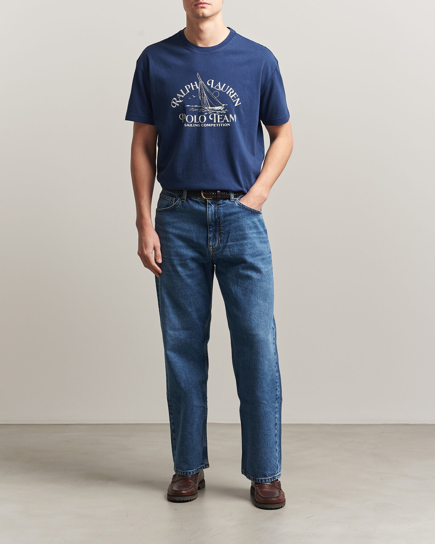 Homme | T-shirts | Polo Ralph Lauren | Ralph's Beach Club Printed Tee Dark Cobalt