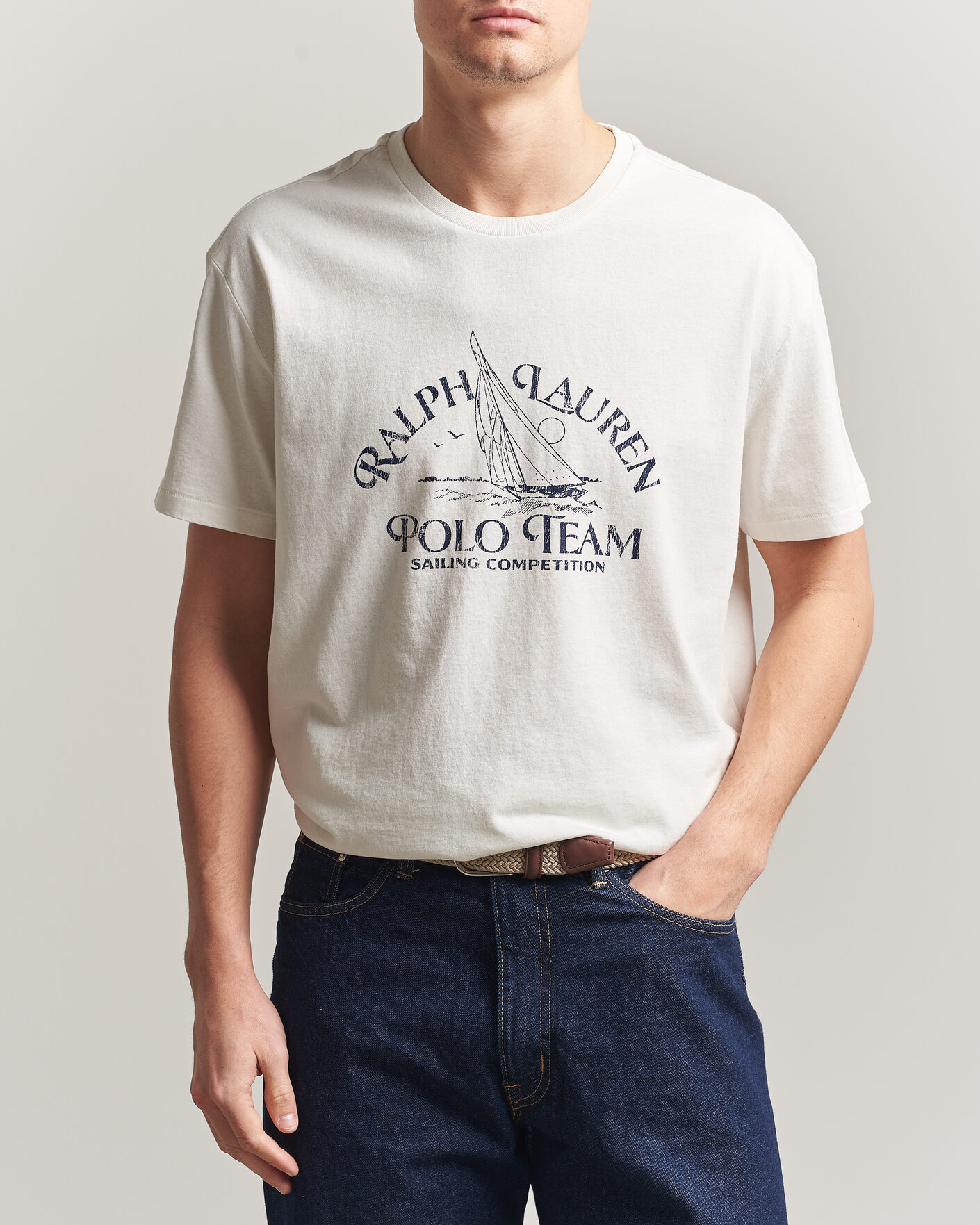 Homme | T-shirts | Polo Ralph Lauren | Ralph's Beach Club Printed Tee Deckwash White