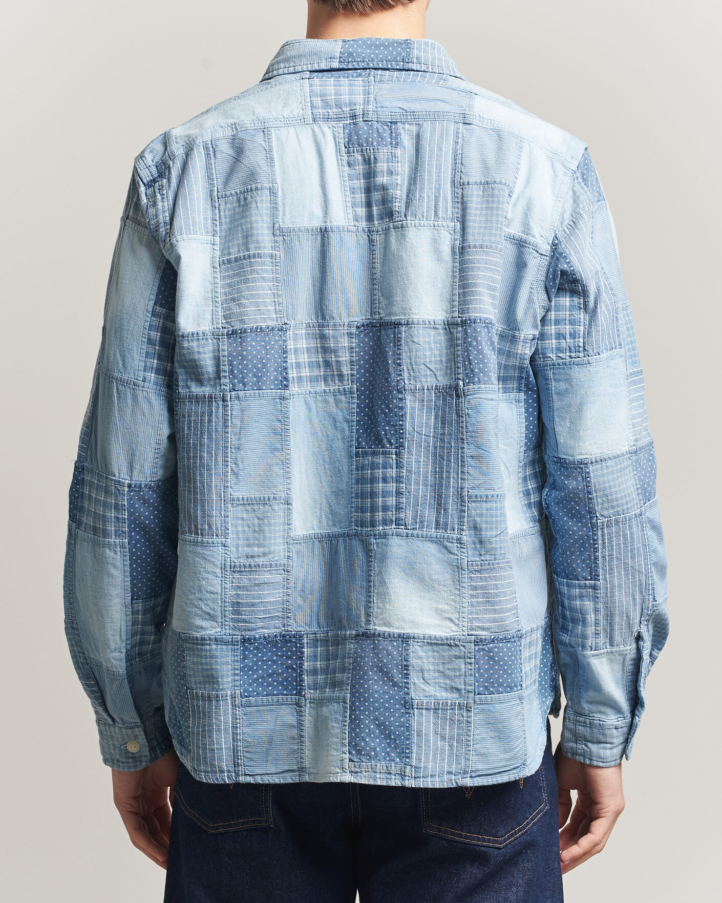 Homme | Chemises | Polo Ralph Lauren | Indigo Patchwork Shirt Blue