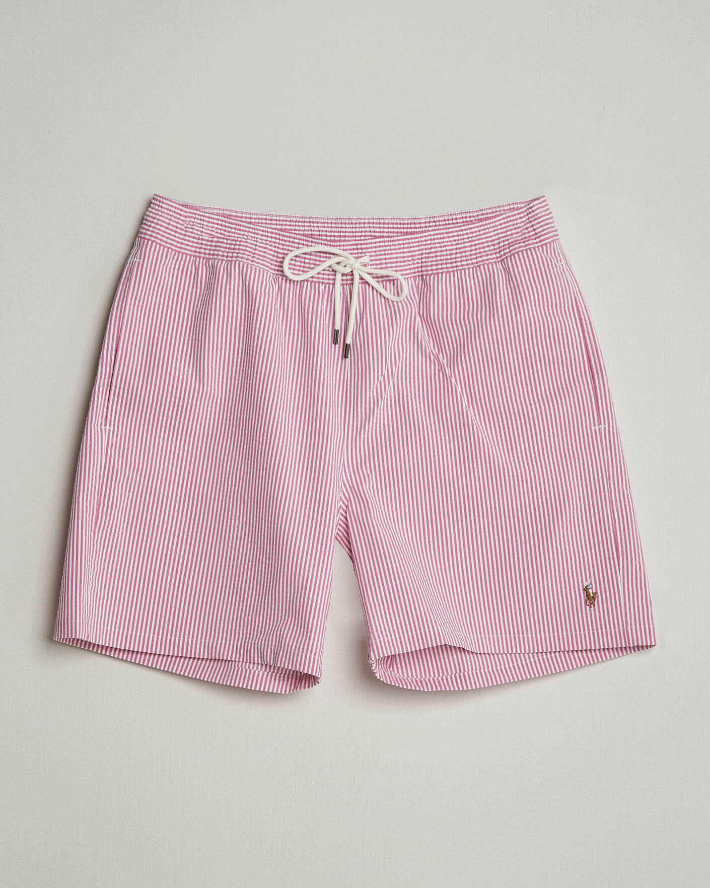 Homme | Maillots De Bain | Polo Ralph Lauren | Traveler Mid Trunk Seersucker Rose