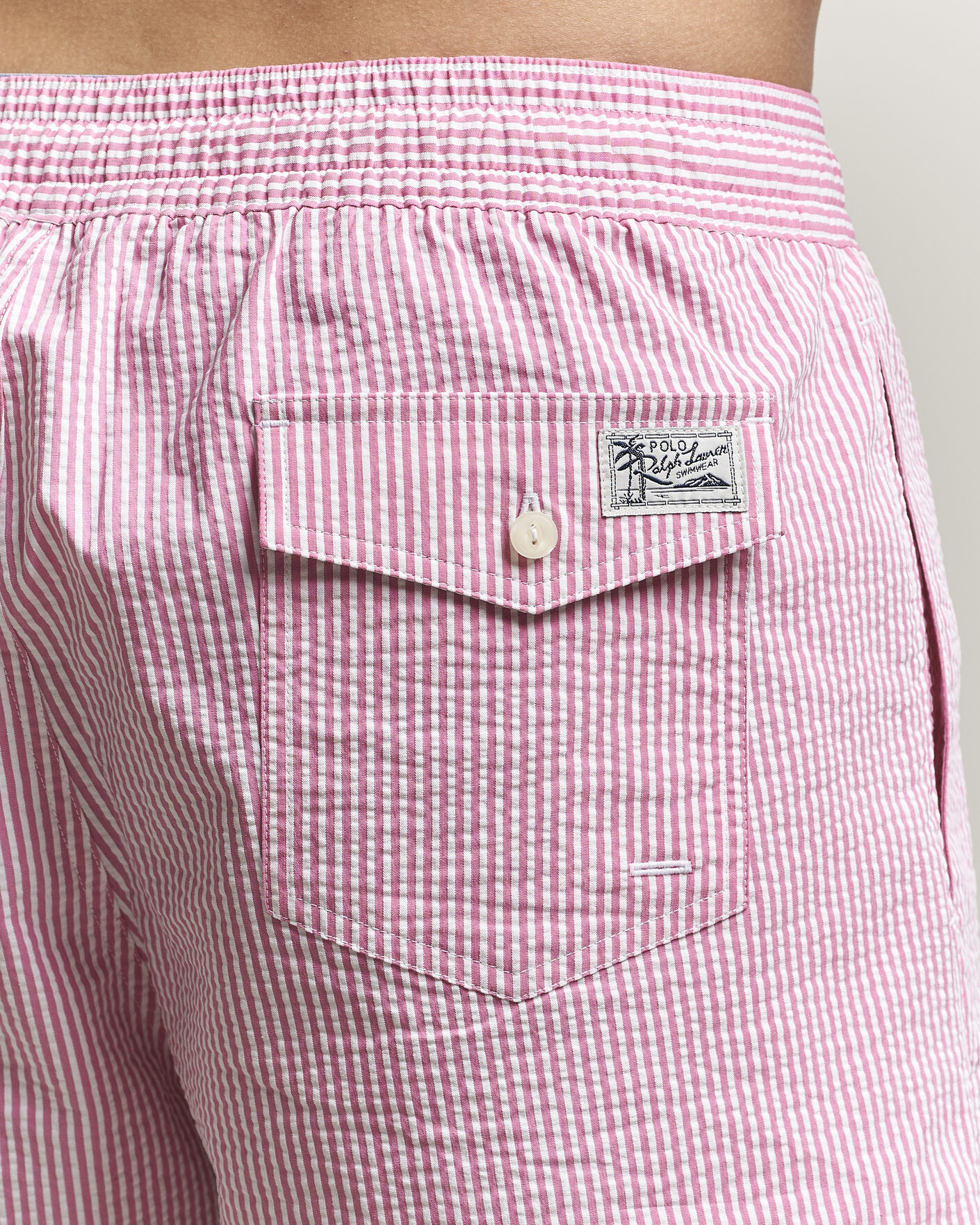 Homme | Maillots De Bain | Polo Ralph Lauren | Traveler Mid Trunk Seersucker Rose