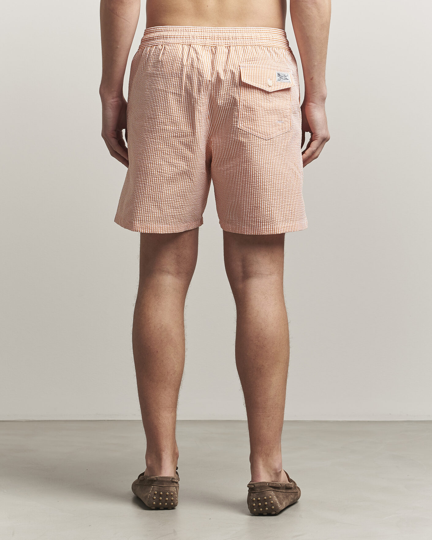 Homme | Maillots De Bain | Polo Ralph Lauren | Traveler Mid Trunk Seersucker Peach
