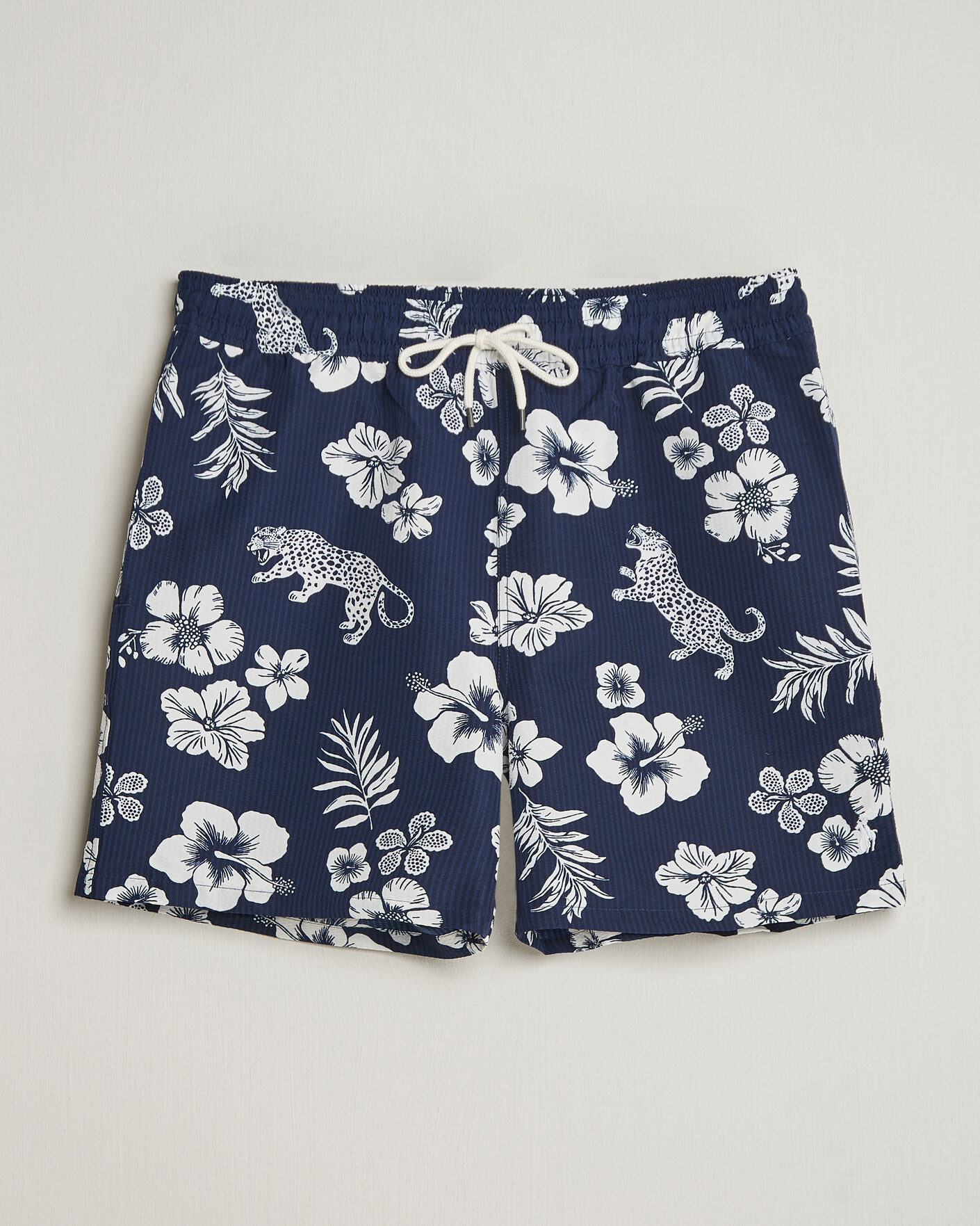 Homme | Maillots De Bain | Polo Ralph Lauren | Traveler Mid Trunk Seersucker Jaguar Tropical