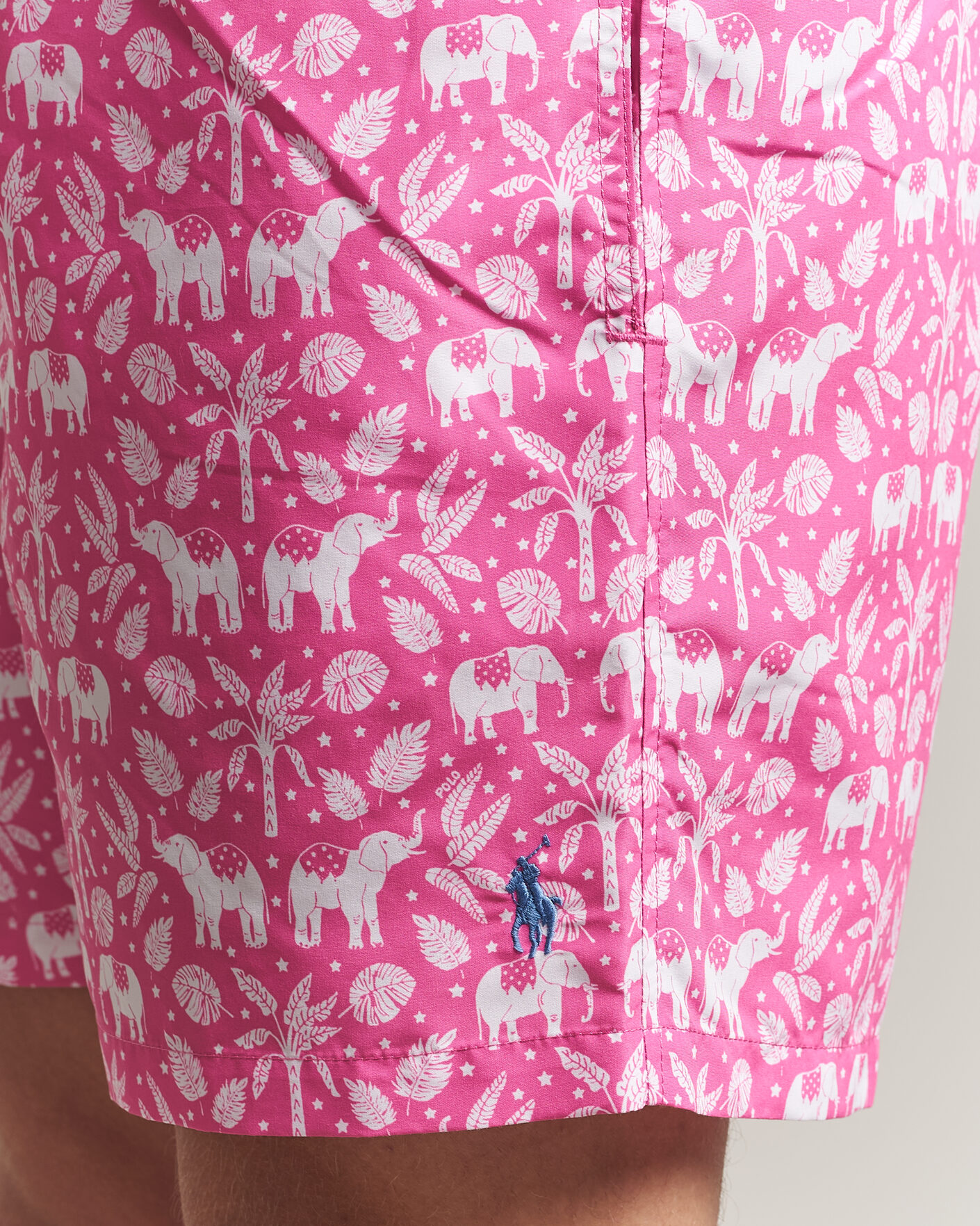 Homme | Polo Ralph Lauren Traveler Print Mid Trunk Pink | Polo Ralph Lauren | Traveler Print Mid Trunk Pink