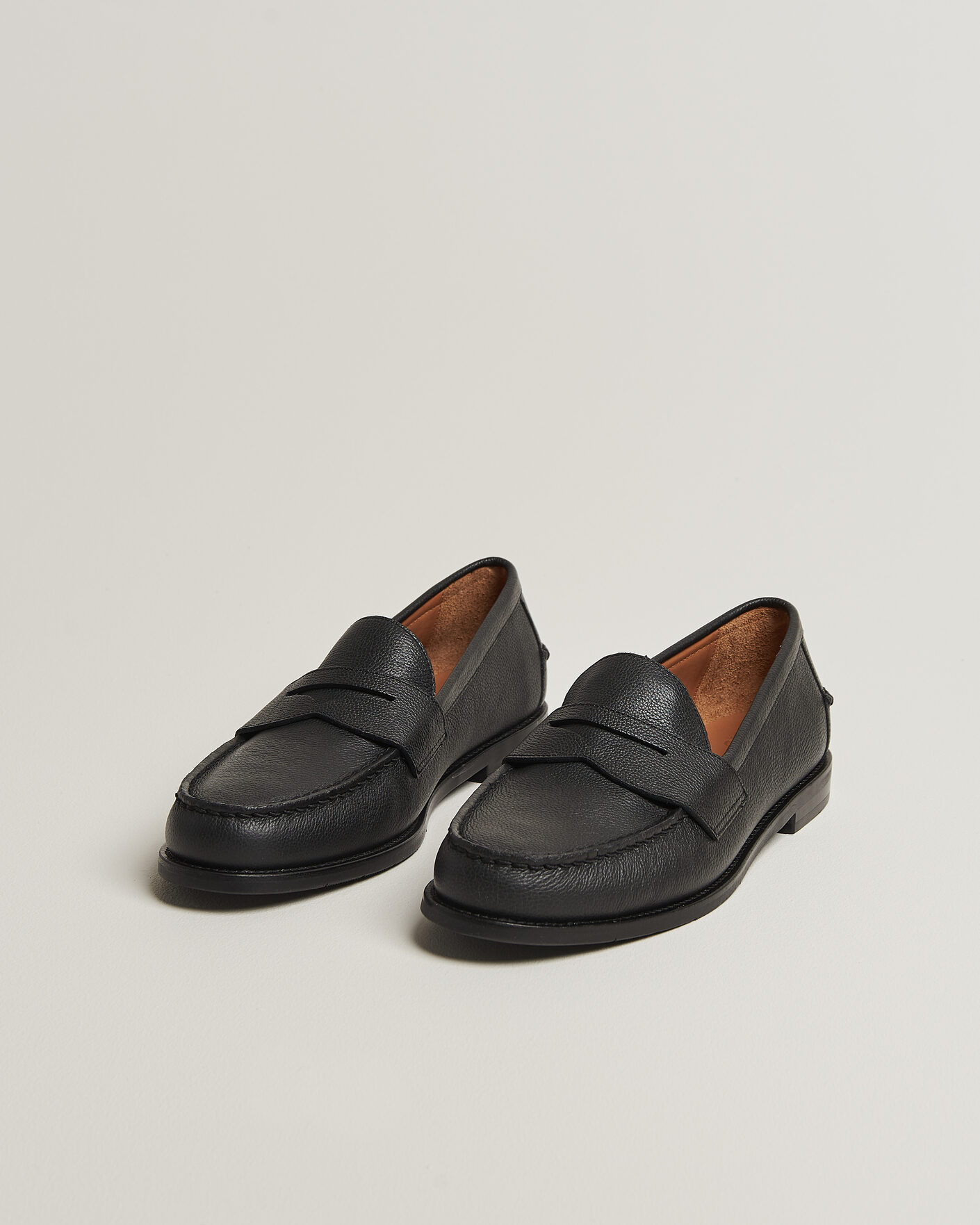 Homme | Loafers | Polo Ralph Lauren | Alston Penny Loafer Black Pebble Calf